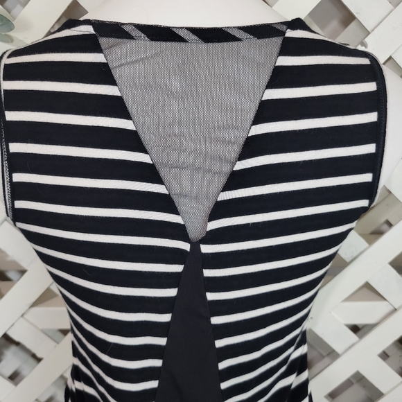 Ruby Jane Striped Mesh Back Tank Size 0 - Picture 5 of 8